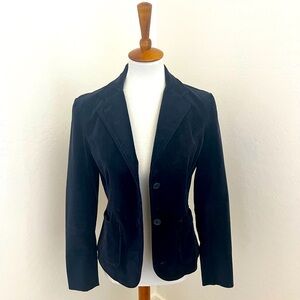 GAP Women’s Navy Blue Velvet Blazer